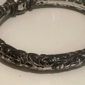 Brighton Elegant Silver Bangle Bracelet